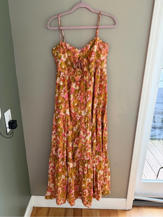 House of Harlow 1960 Dresses & Skirts - House of Harlow 1960 Pink and Olive Floral Maxi Dress